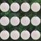 4E's Novelty White Snowball Ornaments Set of 12, Large 3.15" Iridescent Shatterproof Glitter Balls for Christmas Tree, Winter Decor, Pre-Strung White Holiday Ornaments
